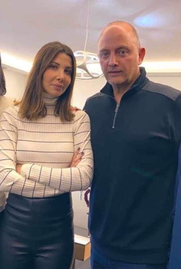 نانسي عجرم وزوجها 