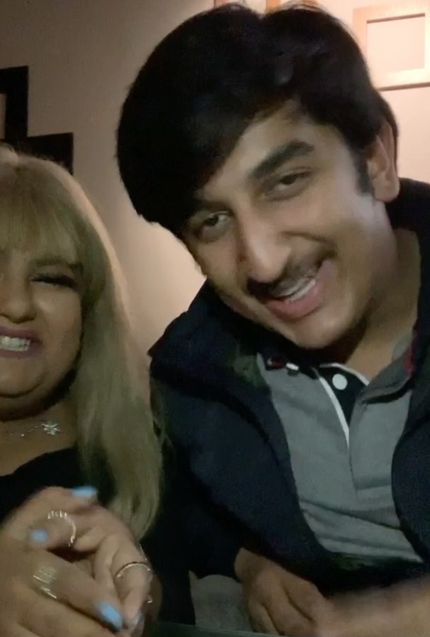 دانة الحيدر ومحمد كرم