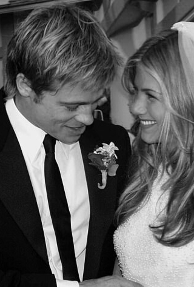 براد بيت و جينيفر أنيستون 