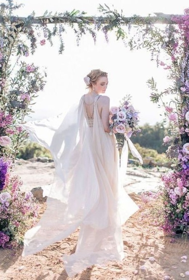 ثيمات زواج بنفسجي للعروس