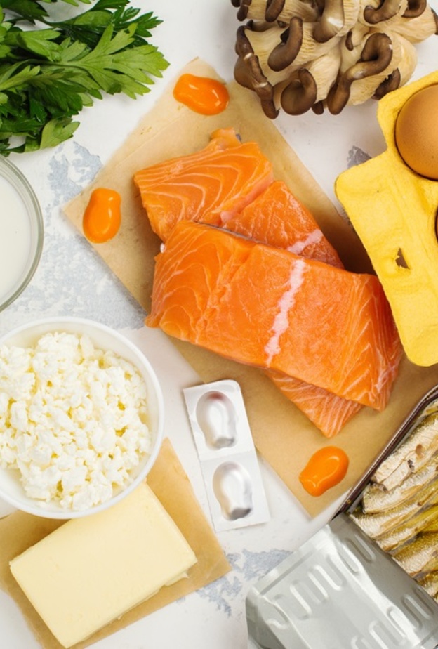 الاغذية الغنية بفيتامين د للكبار