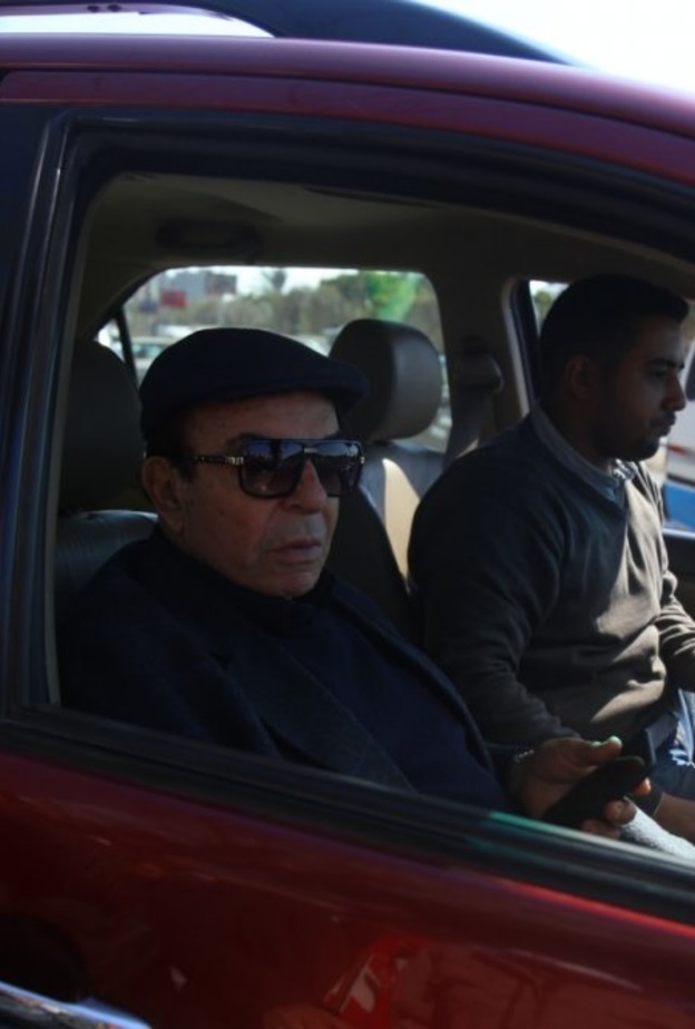 صور نجوم الفن في جنازة نادية لطفي