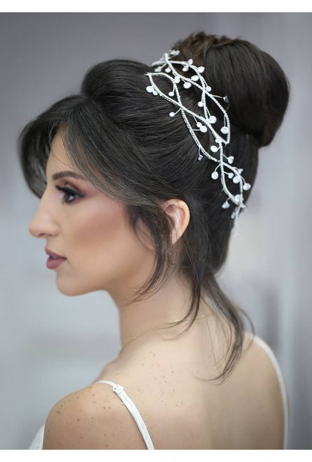 تسريحات عرايس مرفوعة