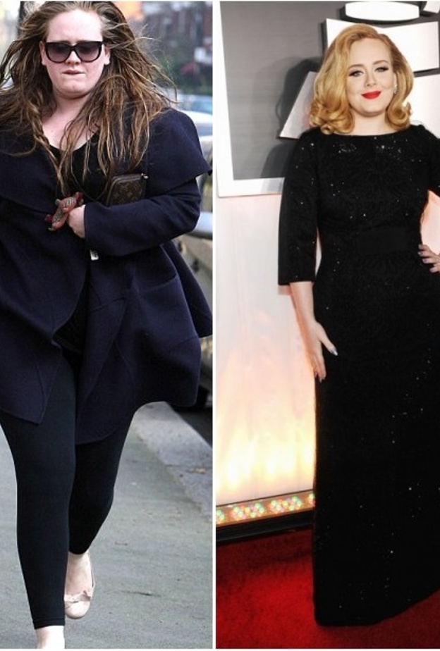 اديل بعد خسارة وزنها الزائد بفضل رجيم سيرتفود