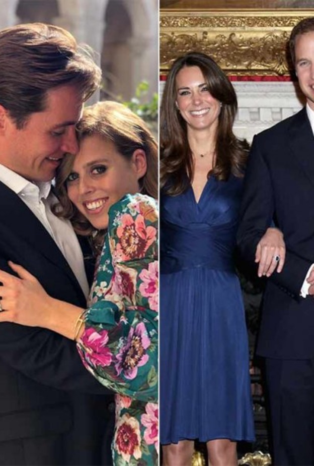 الأميرات يرتدين خواتم الزواج