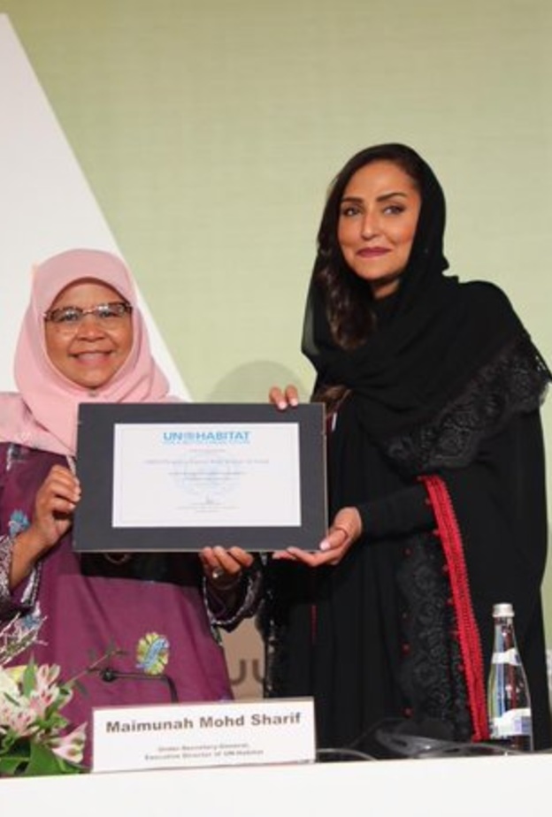  الأميرة لمياء بنت ماجد أول سفيرة للنوايا الحسنة ببرنامج الأمم المتحدة للمستوطنات البشرية