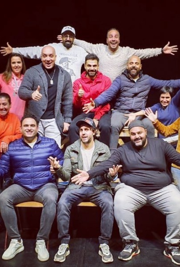 أبطال مسرحية "عطل فني"