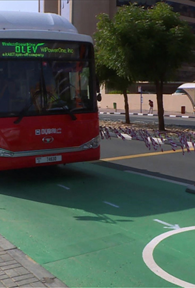 تدشين التشغيل التجريبي للشحن اللاسلكي المركبات والحافلات في دبي للسيليكون