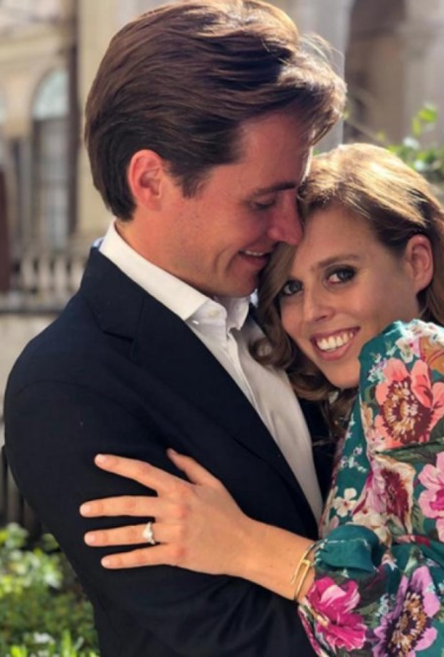 الأميرة بياتريس مع خطيبها