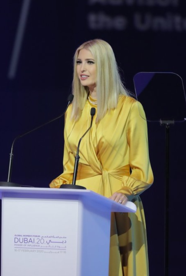 إيفانكا ترمب في منتدى المرأة العالمي دبي 2020 