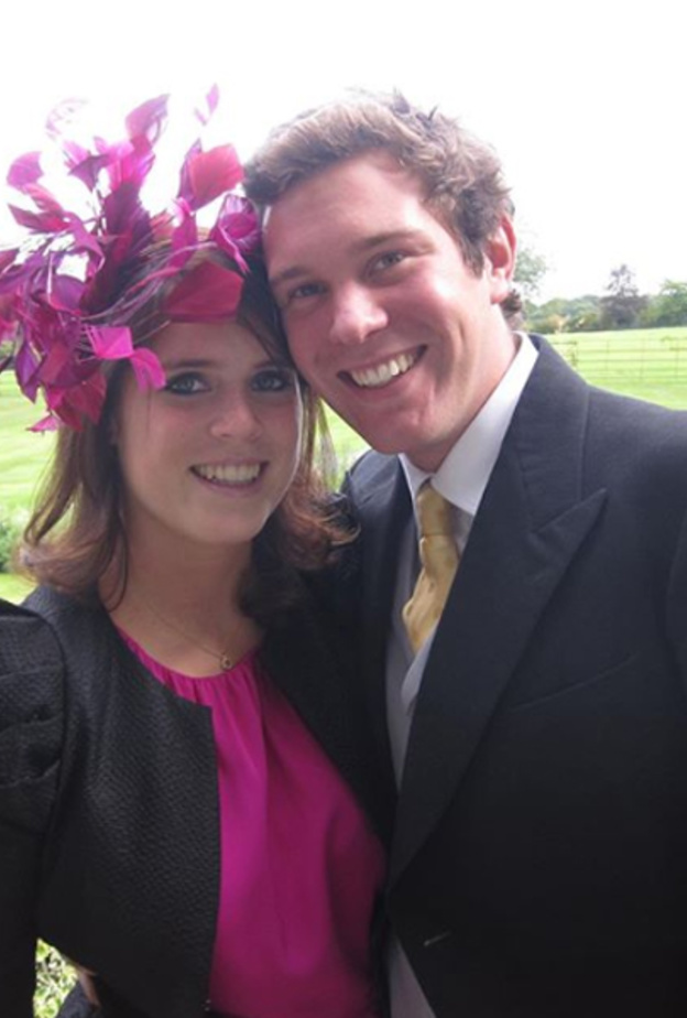 الأميرة يوجين بصحبة زوجها