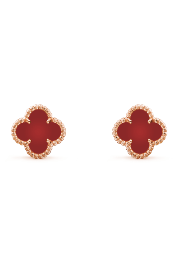 أقراط صغيرة بالأحجار الكريمة