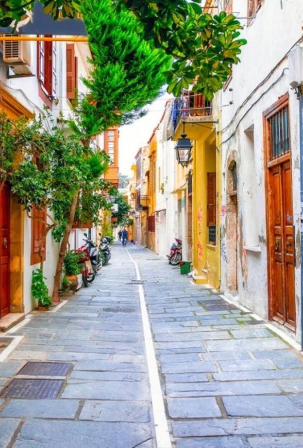 جمال الأجواء في كريت