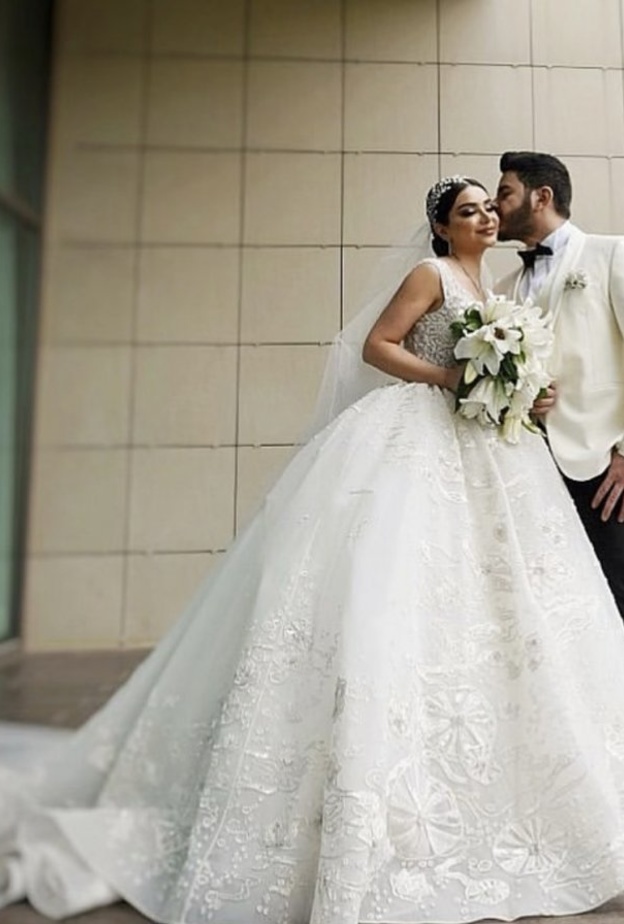 زواج هيفاء حسوني وبكر خالد