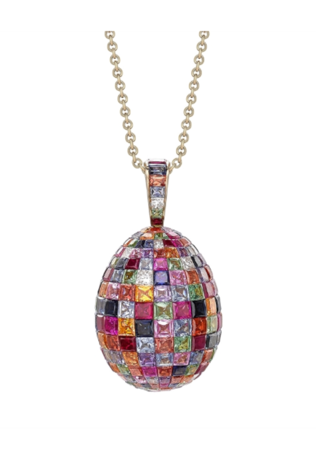 سلاسل ذهب بأحجار كريمة