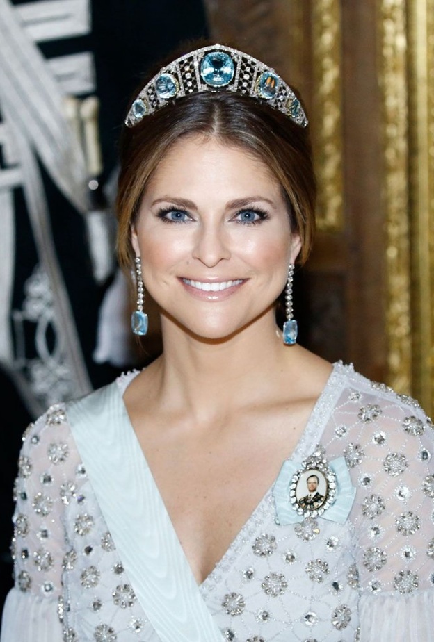 تاج  Sweden's Aquamarine Kokoshnik Tiara