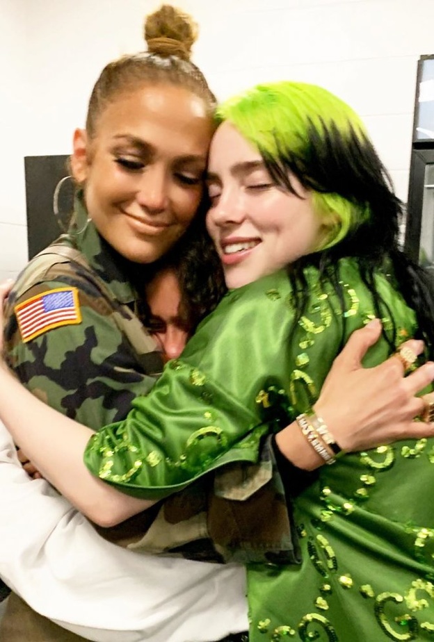 جينيفر لوبيز وبيلي إيليش