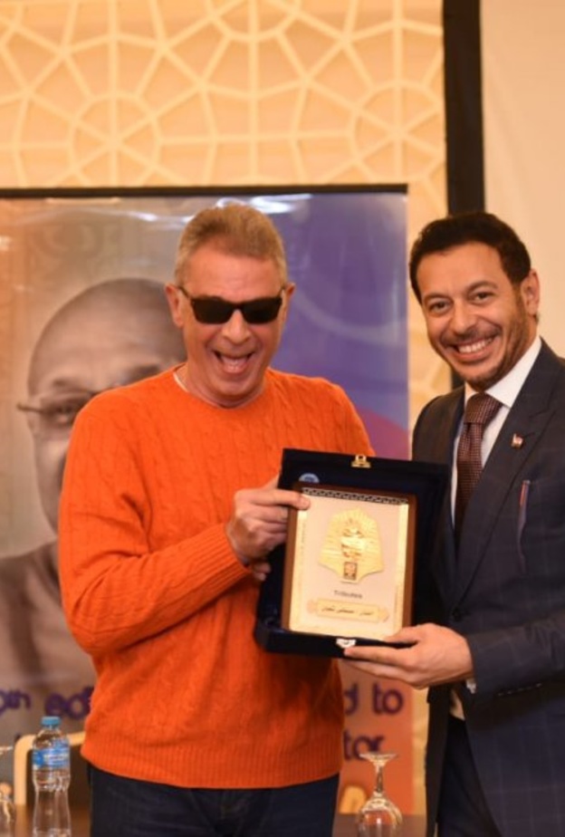 مصطفى شعبان ومحمود حميدة