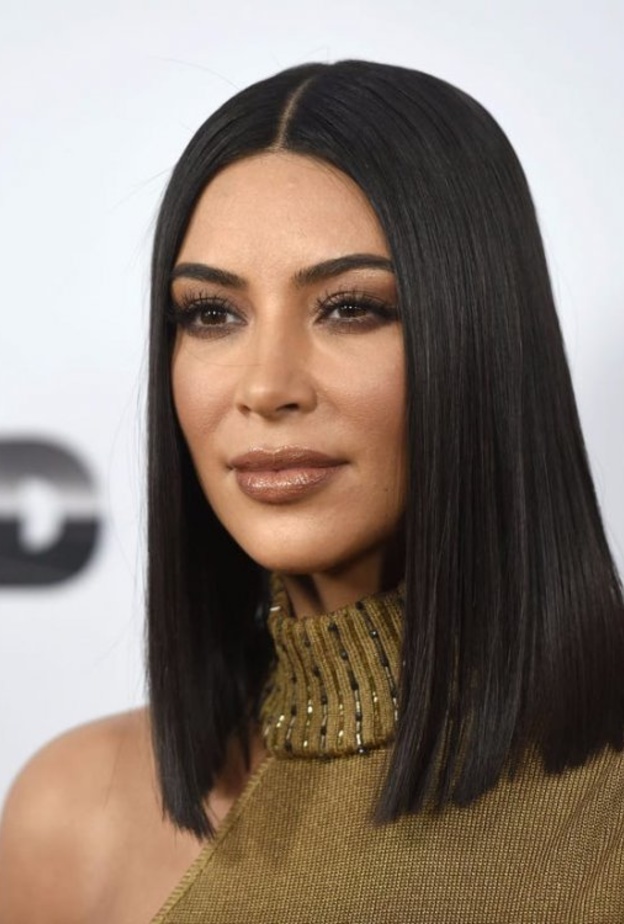 صبغات الشعر الاسود الكلاسيكي الداكن بأسلوب كيم كارداشيان