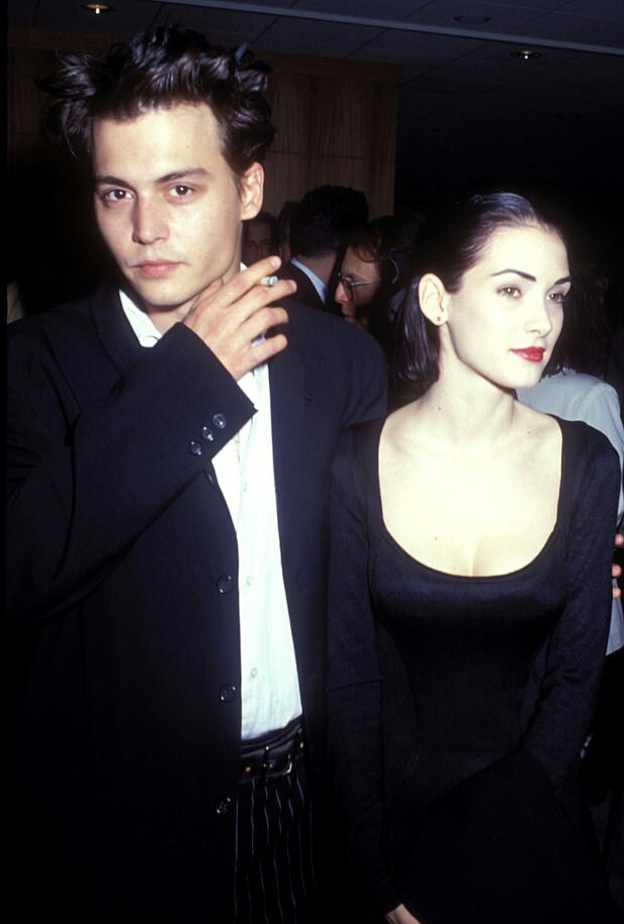 وينونا رايدر و جوني ديب 