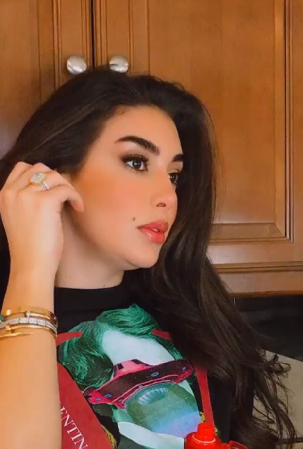 خاتم خطوبة ياسمين صبري