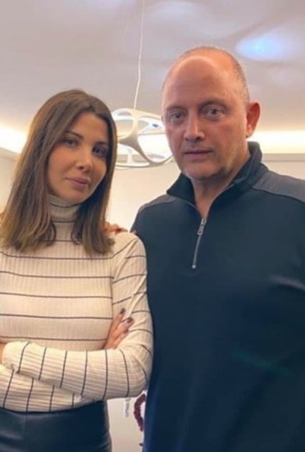 نانسي عجرم وزوجها 