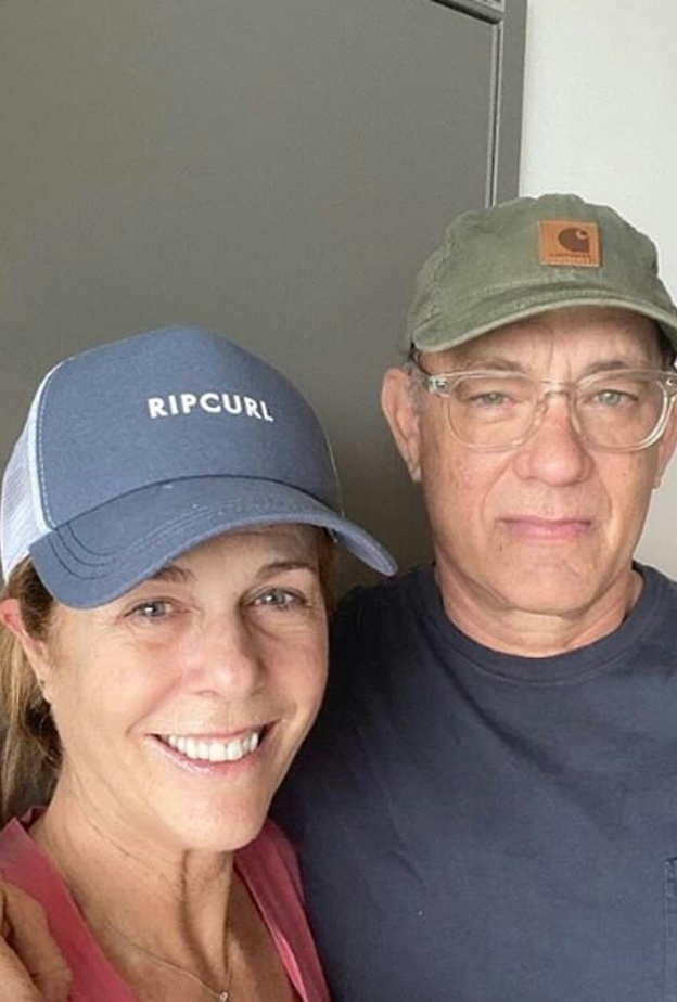 توم هانكس و زوجته ريتا ويلسون 