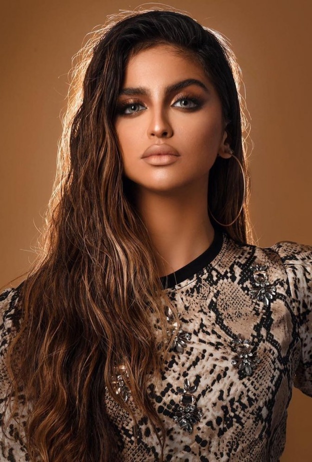 مكياج حلا الترك برونزي لماع