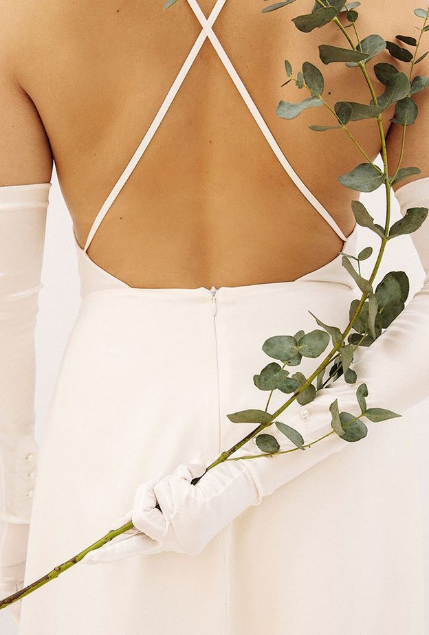 Carolina Amato موضة قفازات العروس