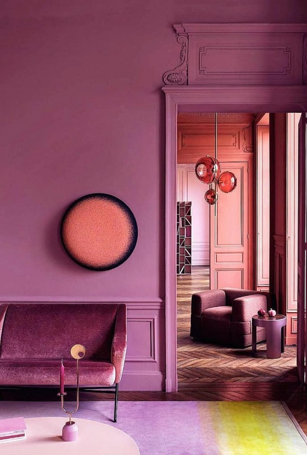 تأثير الألوان في الديكور - الأصفر لديكور غرفة معيشة عصرية