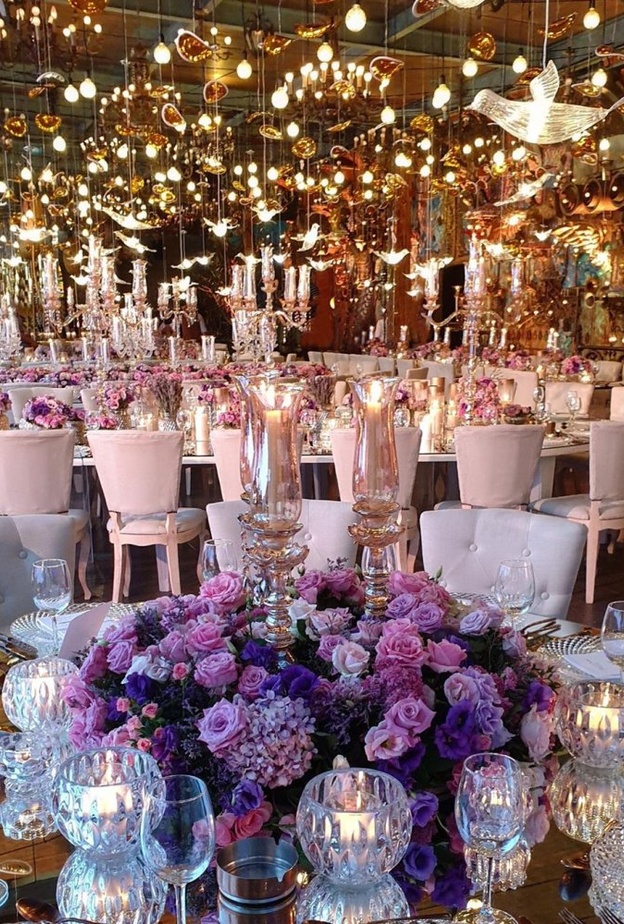  افكار لتنسيق طاولات الزفاف الدائرية من تصميم بول نصر