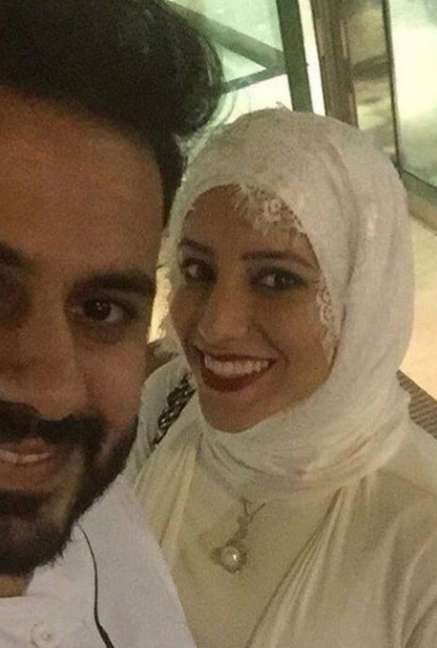 عبدالله بوشهري وزوجته