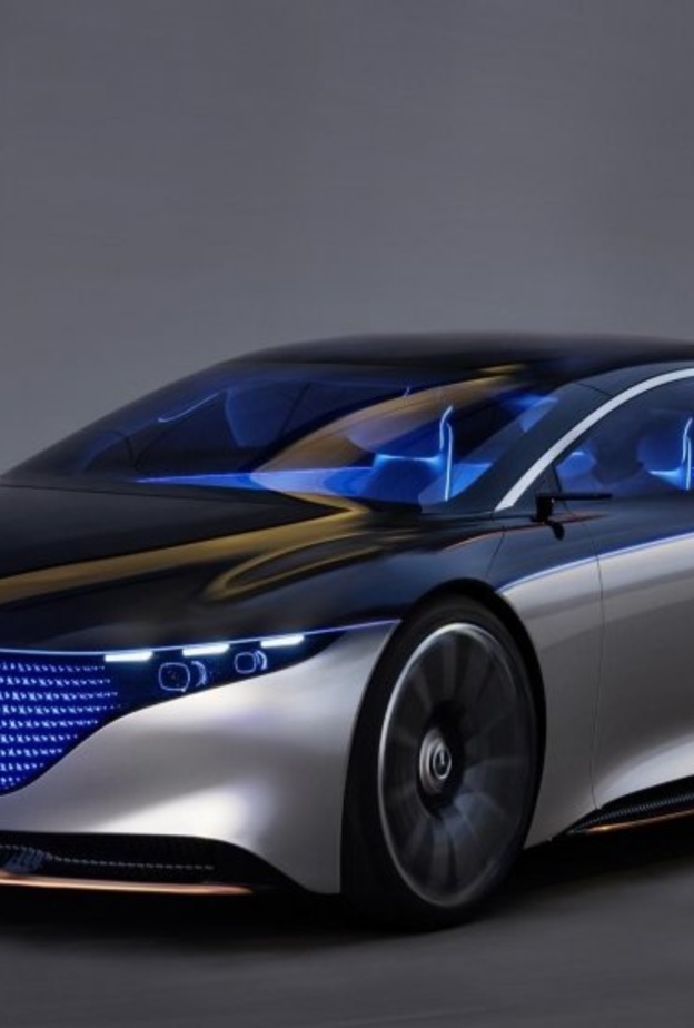 تصميم مميز لسيارة مرسيدس الكهربائية