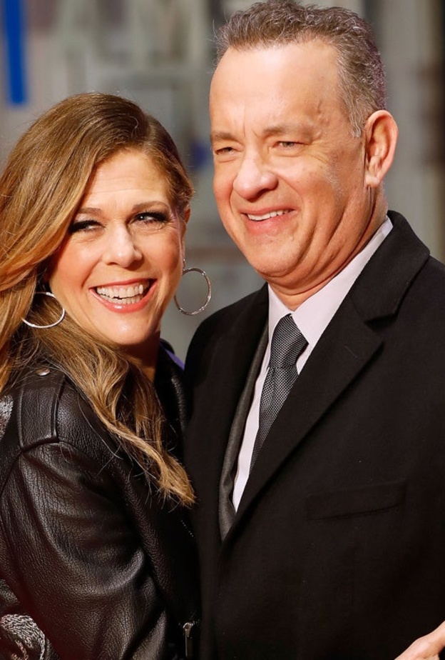 توم هانكس وزوجته