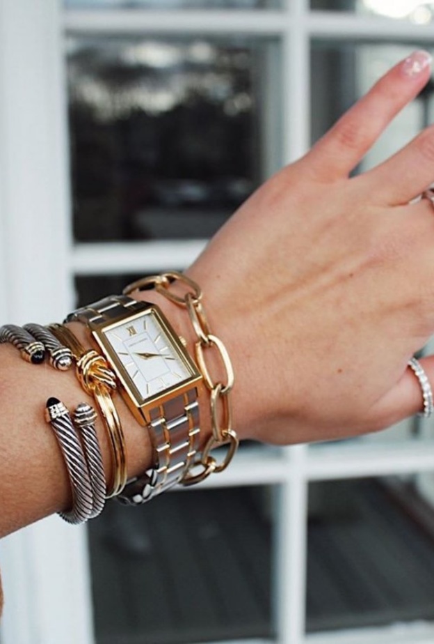 تنسيقات اساور ذهب