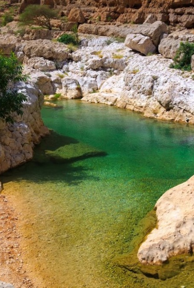 وادي الشاب Wadi Shab، عمان
