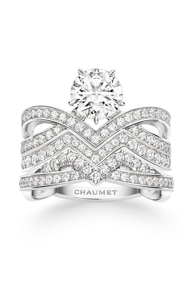 خاتم سوليتير Amour d'Aigrette