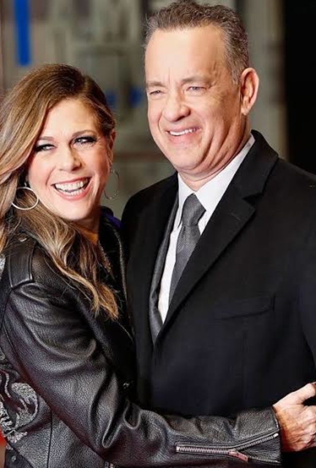 توم هانكس و زوجته ريتا ويلسون 