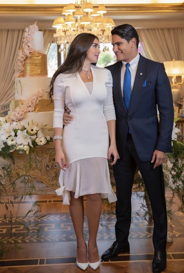 احتفل أحمد أبو هشيمة وياسمين صبري بزواجهما وسط العائلة والمقربين أمس