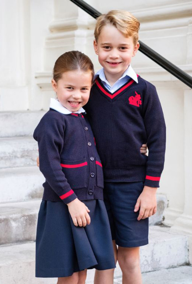 الأمير جورج  والأميرة تشارلوت