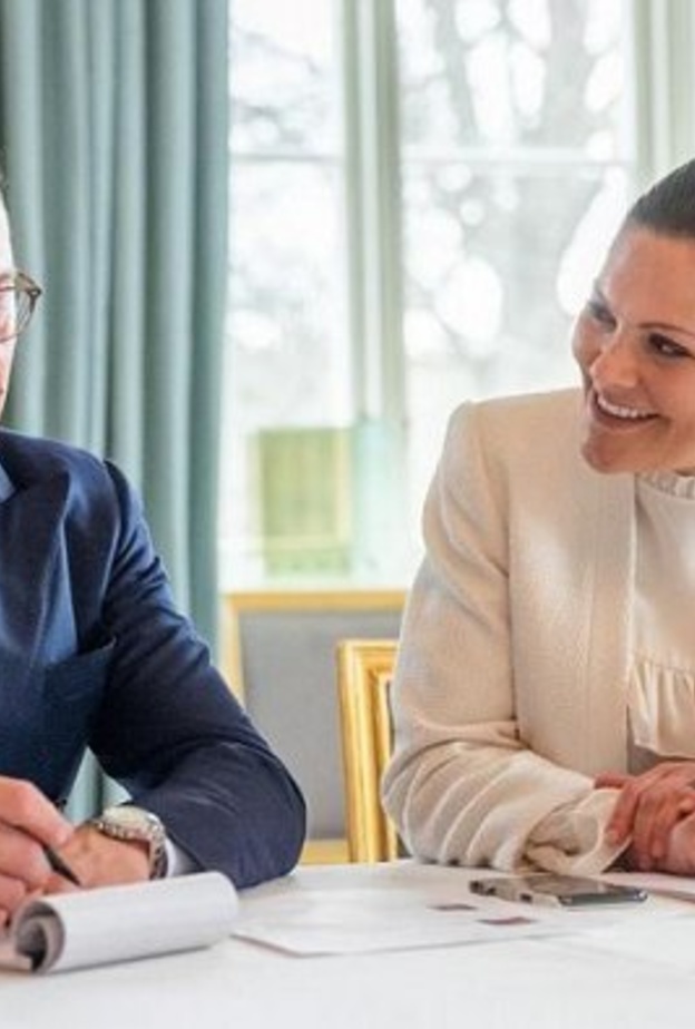 ولية عهد السويد وزوجها يقومان بسلسلة من اجتماعات الفيديو الجديدة