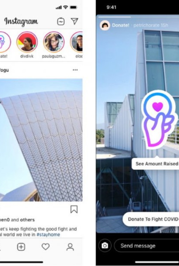 انستقرام تقدم طريقة جديدة تتيح للمستخدمين جمع التبرعات لصالح المنظمات غير الربحية عبر ميزة البث المباش