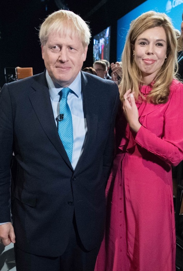 بوريس جونسون وحبيبته 