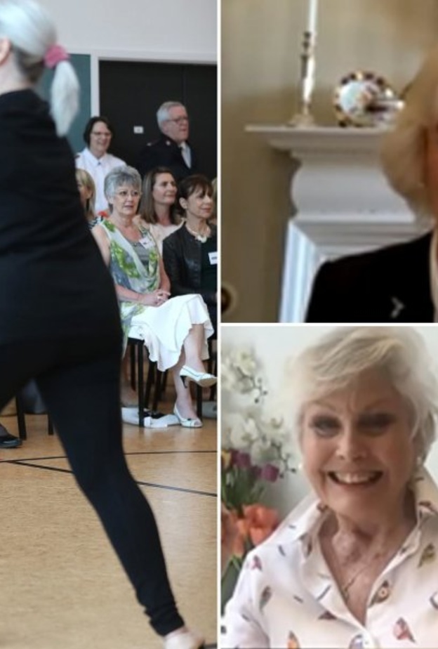 كاميلا باركر تلقت دروس باليه خلال الحجر المنزلي