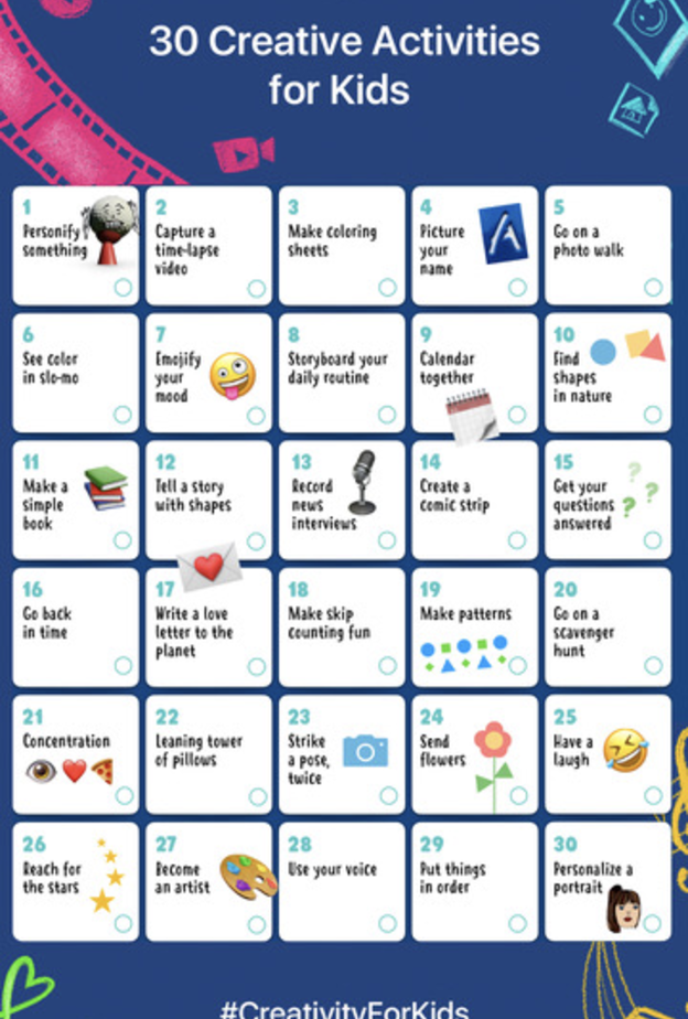 30 نشاطاً مبتكراً للأطفال يمكنهم القيام بها على iPad وiPhone