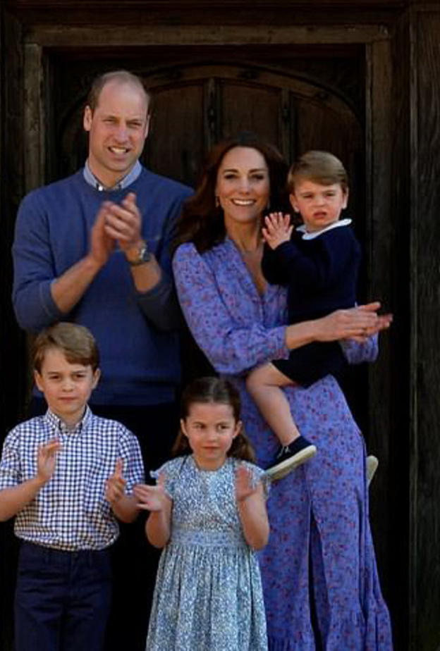 الأمير وليام وزوجته كيت ميدلتون