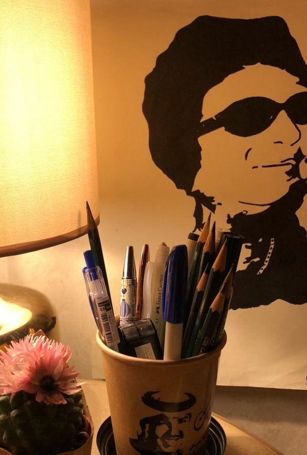  احدى اعمال الرسامة السعودية رغد خالد