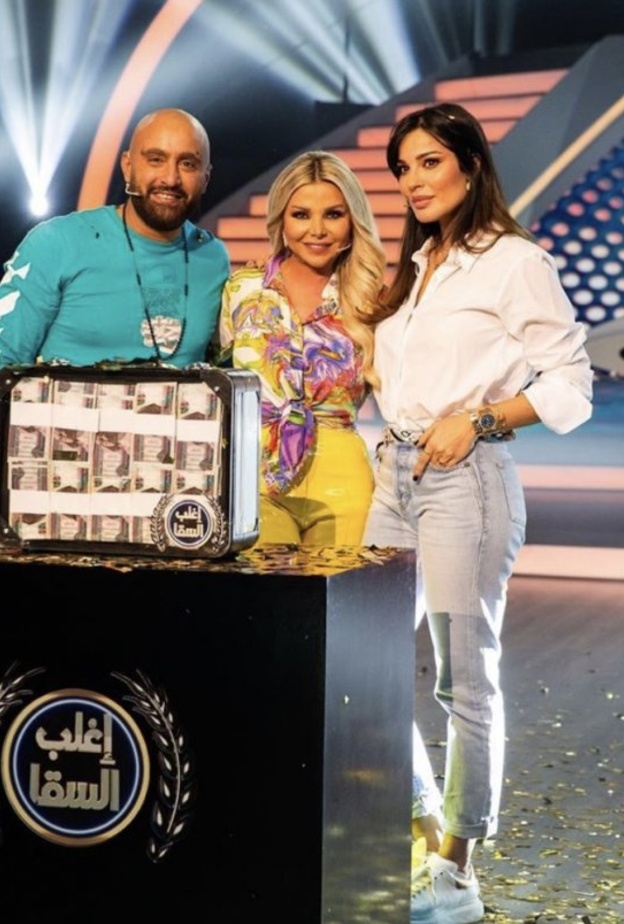 نادين نسيب نجيم تحل ضيفة على برنامج اغلب السقا