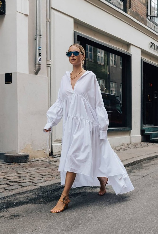 تنسيقات مميزة ومريحة في فساتين واسعة موضة هذا الموسم