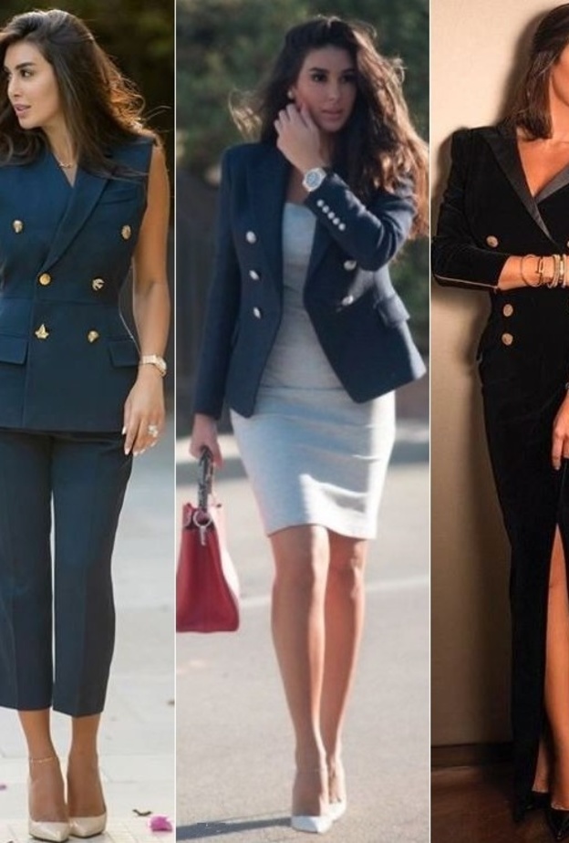 أفكار مختلفة للإطلالة بالبليزر بأسلوب ياسمين صبري